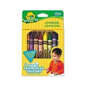  CYO52008T Crayola® CRAYON,BGRNGS,WSH,8CT,AST Toys 