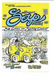 Zap Comix #1, Apex Novelties 1968, R.Crumb, 5th printing NM  