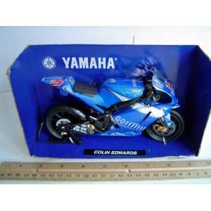  Yamaha Motorcycle YZR M1 Colin Edwards Blue 112 Scale 
