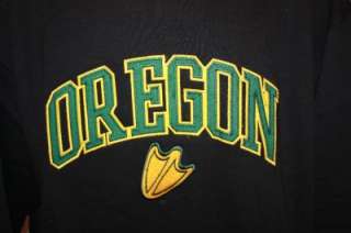 NEW University of Oregon Ducks Mens XLarge XL NICE Black Hoodie 10DO