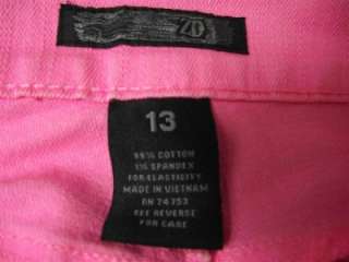 Womans Girls Pink Zana Di Designer Jeans Size 36X28  