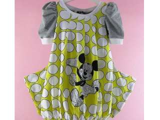 Monnalisa Girl NY&LON Mickey Mouse & Dots Dress  