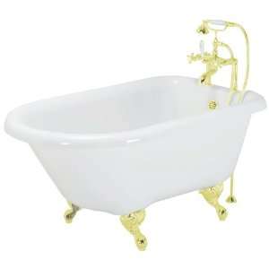   Classics ECUSAR54PB RollTop Footed Soaking Tub