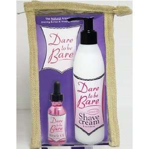 Dare To Bare Oil and Shave Cream Combo (Package of 7 
