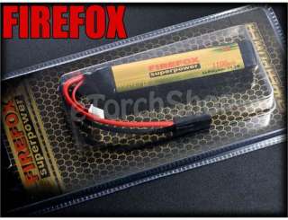 FireFox 11.1V 1100mAh 15C Li Po AEG Airsoft Battery  