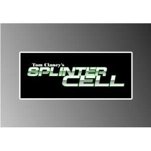  TOM CLANCYS SPLINTER CELL XBOX DECAL STICKER 3X6 