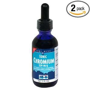   Ionic Chromium, 550 mcg, 2 Ounce (Pack of 2)