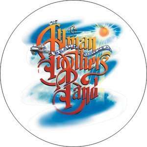 THE ALLMAN BROTHERS BAND SUNSET BUTTON 