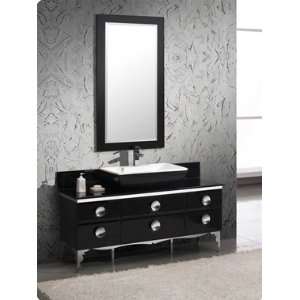  Fresca FVN7716BL Moselle 59 Inch Modern Glass Bathroom 