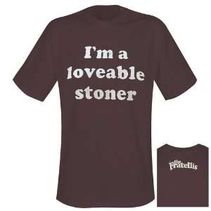        The Fratellis T Shirt Loveable Stoner (S) Office 