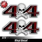4x4 Chrome Black F250 Style Truck Decal Set items in COURTFX store on 