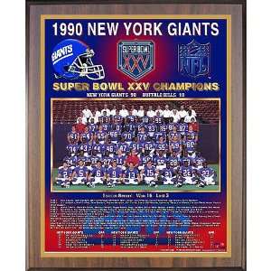  Healy New York Giants Super Bowl Xxv Champions 13X16 Team 