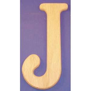  Wooden Letter 6 Inch Letter J