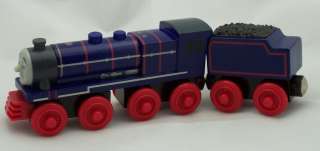 Hank & Tender Thomas & Friends Wooden Steam Engine Blue Train Sodor 