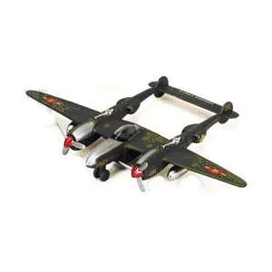  Toy Airplane P38 Lightning   Green Toys & Games