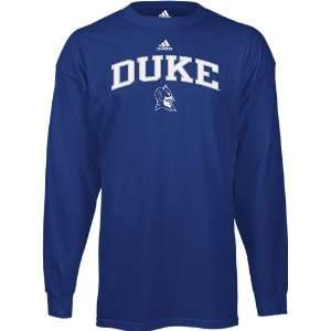   Duke Blue Devils Adidas Long Sleeve In Play T Shirt