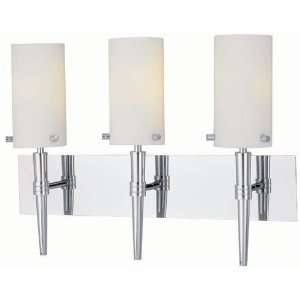  LAWRI 6483 08   Cool and Modern Three Light Wall Sconce in 