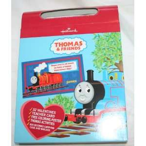   Thomas & Friends Valentines   32 Count with Teacher Card: Toys & Games