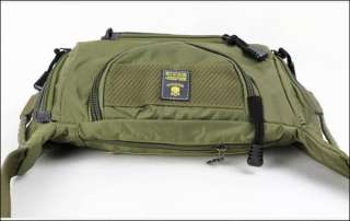 Mens Army Green Canvas Bumbag Fanny Pack Belt Waist Bag  