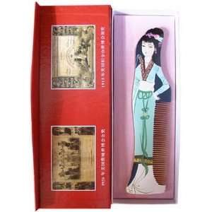   Traditional Chinese Artistic Wood Comb Gift Set  xiaoqing: Beauty