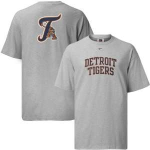  Nike Detroit Tigers Ash Changeup Arched T shirt: Sports 