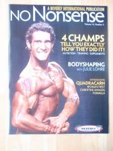 NO NONSENSE bodybuilding booklet/Joe Daniels Vol.14 #2  