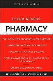 Quick Review: Pharmacy, (0071446745), Joyce Generali, Textbooks 