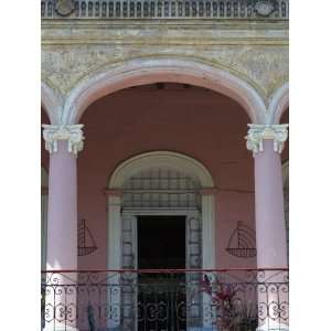  Ornate Balcony of Old House Along Paseo Del Prado, Old 