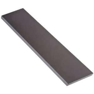 Acetal Rectangular Bar, Smooth, ASTM D6100, Black, 1 Thick, 2 Width 