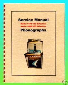 Rock Ola 1478 & 1485 Jukebox Service Manual  