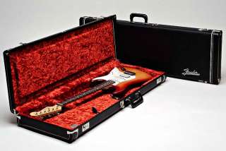 Fender Stratocaster Case Tele Amp Logo Orange Interior  