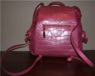 VERSACE Designer Large Pink Backpack & Handbag $1,499  