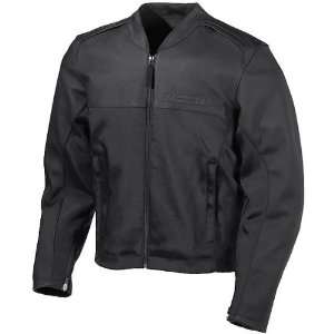 Icon Accelerant Stealth Mens Leather Street Racing Motorcycle Jacket 