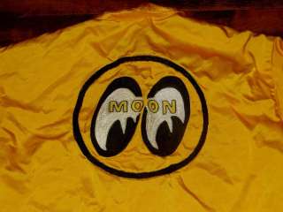 VINTAGE MOON RACING JACKET NYLON TALON ZIPPER Sz.M  