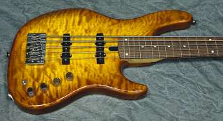   M5 Honey Burst, AAAAA Maple on Ash body, Rosewood on Maple neck #1621