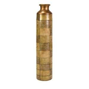  Metallic Copper Patchwork Tall Floor Vase: Home & Kitchen
