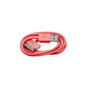  USB Data Cable for iPod and iPhone Red: Cell Phones 