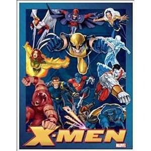  Comic Book Metal Tin Sign Marvel X Men Collage: Home 