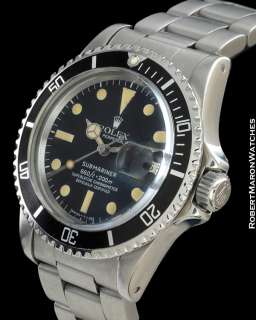 ROLEX VINTAGE SUBMARINER 1680 AUTO STEEL 1978  