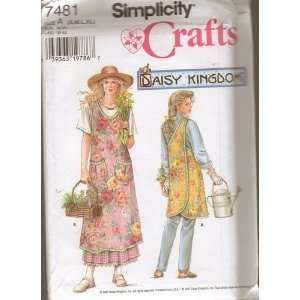  Simplicity Pattern 7481 Apron Daisy Kingdom Arts, Crafts 