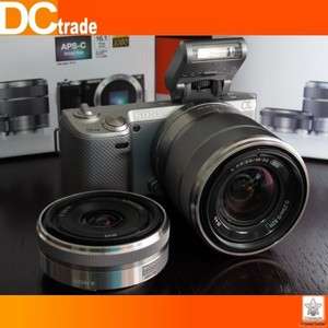 Sony NEX 5N 5ND 2 lens Kit+16mm+18 55mm Silver 4905524800913  