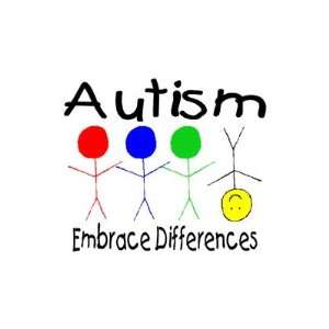  Autism Embrace Differences (People) Pins 