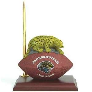 Jacksonville Jaguars NFL Desk Clock & Pen Set:  Sports 