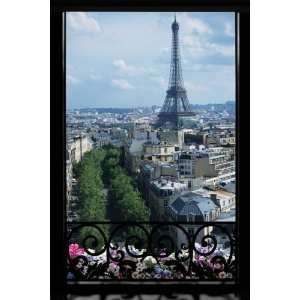   Buildings Posters Paris   Window   35.7x23.8 inches