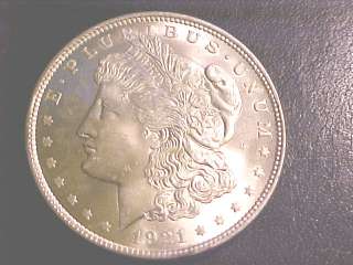 1921 PDS Morgan Silver Dollarsall 3 Gem Brilliant Uncirculated 