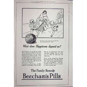 Advertisement 1922 Family Remedy Beechams Patent Pills  