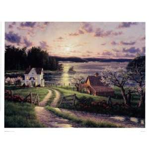   Sunset Finest LAMINATED Print Randy Van Beek 17x13: Home & Kitchen