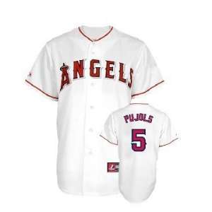  MLB Los Angeles Angels Jersey #5 Albert Pujols White 