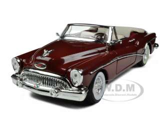 1953 BUICK SKYLARK BURGUNDY 1:32 DIECAST MODEL CAR by SIGNATURE MODELS 