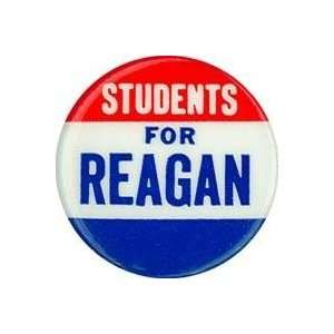  Pinback button promoting Ronald Reagan for president, 1968 